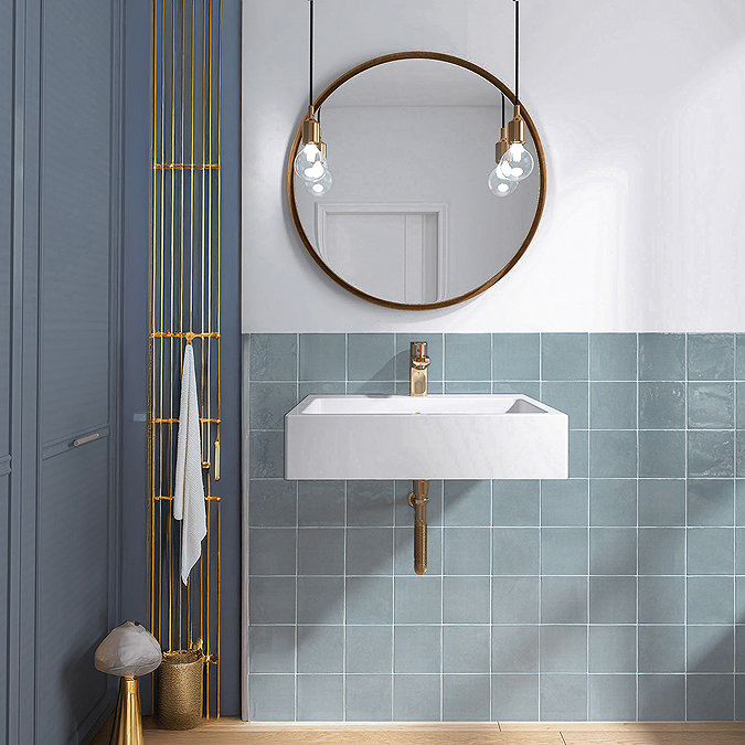 Bramley Rustic Blue Gloss Wall Tiles