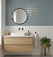 Bramley Rustic Blue Gloss Wall Tiles - 75 x 150mm