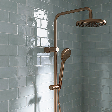 Bramley Rustic Blue Gloss Wall Tiles - 75 x 150mm