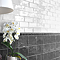 Bramley Rustic Dark Grey Gloss Wall Tiles - 150 x 150mm