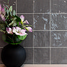 Stonehouse Studio Bramley Rustic Dark Grey Gloss Wall Tiles - 150 x 150mm