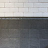 Bramley Rustic Dark Grey Gloss Wall Tiles - 150 x 150mm