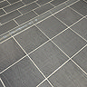 Bramley Rustic Dark Grey Gloss Wall Tiles - 150 x 150mm