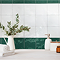 Bramley Rustic Green Gloss Wall Tiles - 150 x 150mm