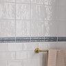 Stonehouse Studio Bramley Rustic White Gloss Wall Tiles - 150 x 150mm