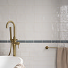 Stonehouse Studio Bramley Rustic White Gloss Wall Tiles - 150 x 150mm