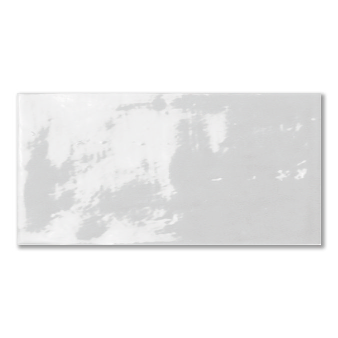 Bramley Rustic White Gloss Wall Tiles - 75 x 150mm