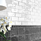 Bramley Rustic White Gloss Wall Tiles - 75 x 150mm