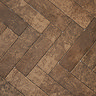 Branford Brown Rustic Brick Effect Tiles - 75 x 280mm