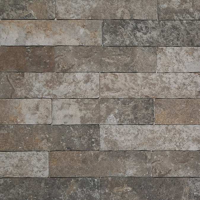 Branford Taupe Rustic Brick Effect Tiles - 75 x 280mm