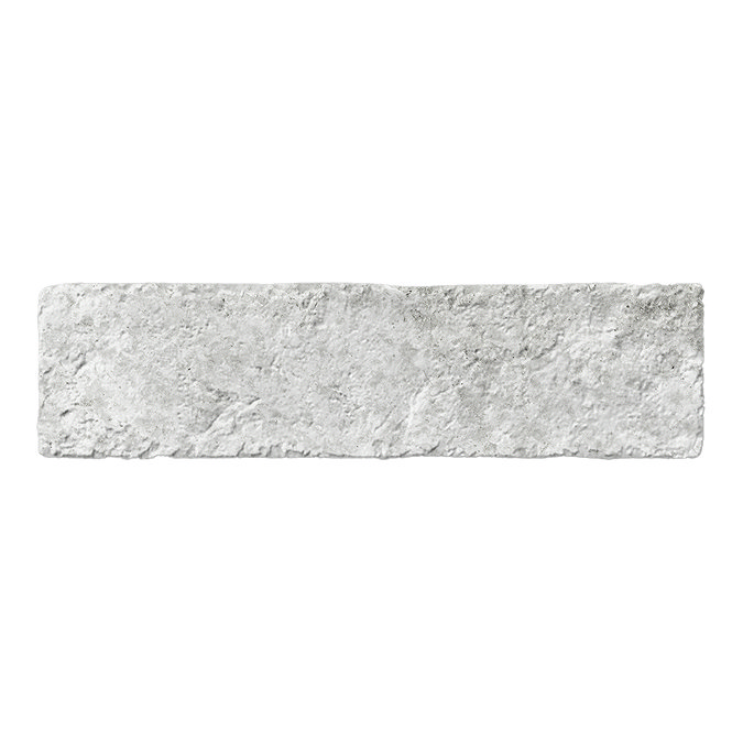 Branford White Rustic Brick Effect Tiles - 75 x 280mm