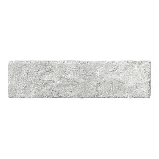 Branford White Rustic Brick Effect Tiles - 75 x 280mm