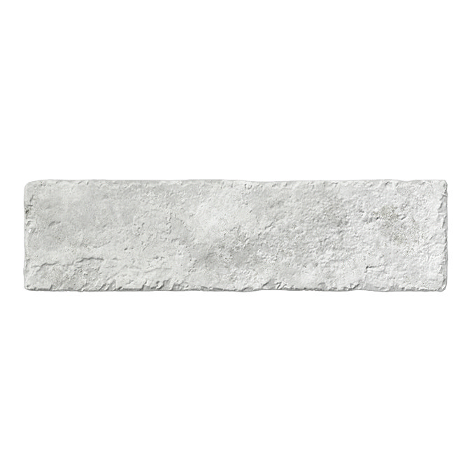 Branford White Rustic Brick Effect Tiles - 75 x 280mm