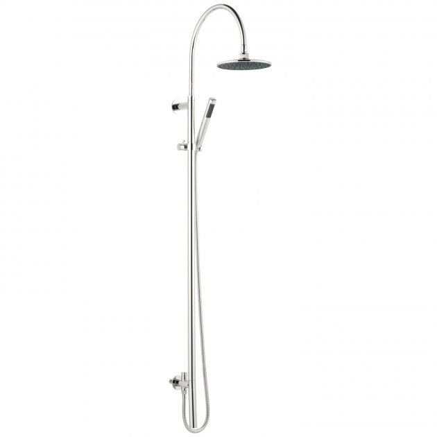 Nuie Breeze Deluxe Rigid Riser Shower Kit with Diverter - AS311 Large Image