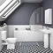 Brisbane 5-Piece Modern Bathroom Suite Large Image