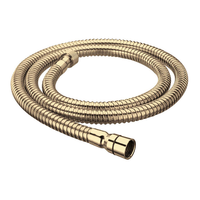 Bristan 1.5m Cone to Nut Shower Hose - Gold Large Image