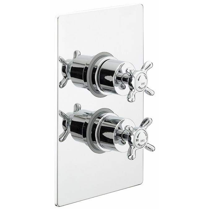 Bristan - 1901 Concealed Dual Control Thermostatic Shower Valve - Chrome - N-TSHCVO-C Large Image