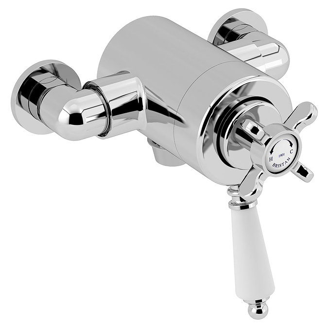 Bristan - 1901 Exposed Dual Control Thermostatic Shower Valve - Chrome - N2-CSHXVO-C Large Image