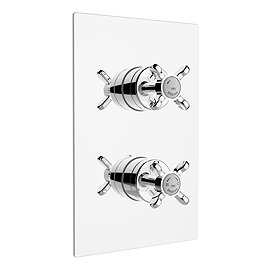 Bristan - 1901 Thermostatic Recessed Dual Control Shower Valve - Chrome - N2-SHCVO-C Large Image