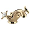 Bristan 1901 Traditional Basin Mixer Tap inc Pop-up waste - Gold - N-BAS-G-CD Large Image