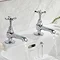 Bristan 1901 Traditional Basin Pillar Taps - Chrome Plated - N-1/2-C-CD  Feature Large Image