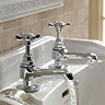 Bristan 1901 Traditional Basin Pillar Taps - Chrome Plated - N-1/2-C-CD Profile Large Image