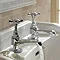 Bristan 1901 Traditional Basin Pillar Taps - Chrome Plated - N-1/2-C-CD Profile Large Image