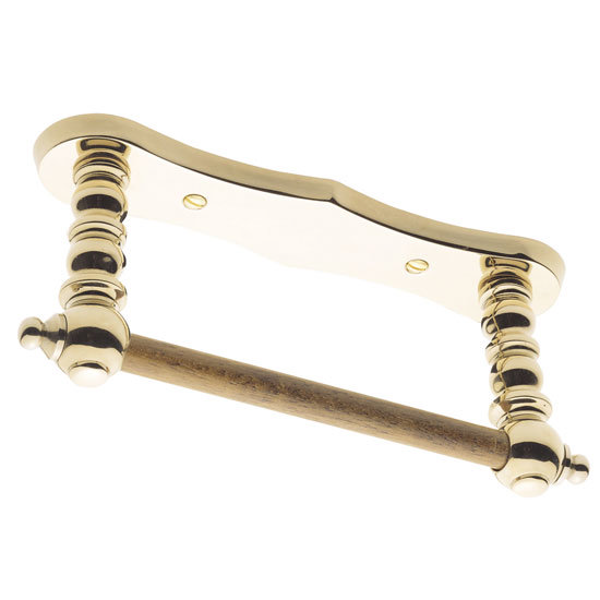 Bristan 1901 Traditional Dog Bone Toilet Roll Holder Gold NTOIL