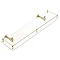 Bristan - 1901 Traditional Gallery Glass Shelf - Gold - N-GSHELF-G Large Image
