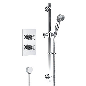 Bristan 1901 Traditional Shower Pack with Adjustable Riser Large Image
