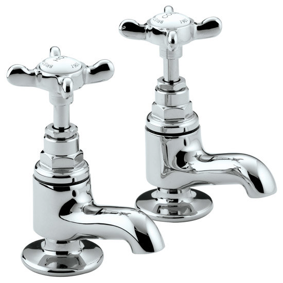 Bristan 1901 Traditional Vanity Basin Taps - Chrome Plated - N-VAN-C-CD Large Image