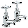 Bristan 1901 Traditional Vanity Basin Taps - Chrome Plated - N-VAN-C-CD Large Image