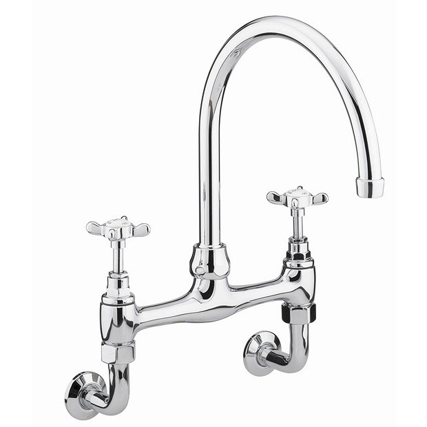 Bristan 1901 Wall Mounted Bridge Kitchen Sink Mixer Online Now