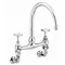 Bristan - 1901 Wall Mounted Bridge Kitchen Sink Mixer - N-WMDSM-C Large Image