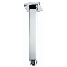 Bristan - 200mm Square Ceiling Fed Shower Arm - ARM-CFSQ02-C Large Image