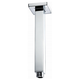 Bristan - 200mm Square Ceiling Fed Shower Arm - ARM-CFSQ02-C Large Image