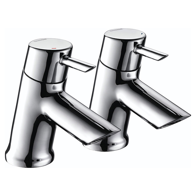 Bristan - Acute Easyfit Basin Taps - Chrome - AE-1/2-C Large Image