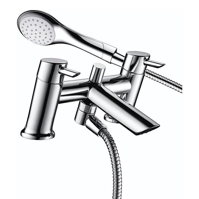 Bristan - Acute Easyfit Bath Shower Mixer - Chrome - AE-BSM-C Large Image