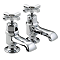 Bristan Art Deco Traditional Bath Taps - Chrome