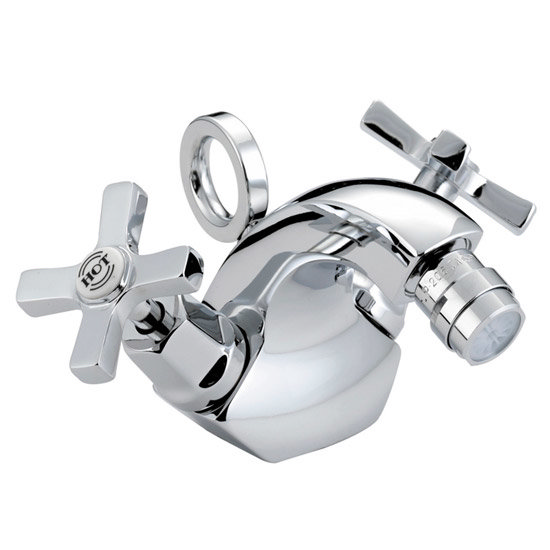 Bristan Art Deco Traditional Bidet Mixer w/ Popup waste Chrome D
