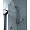 Bristan Artisan Evo Digital Thermostatic Mixer Shower with Adjustable Riser - White Standard Large I