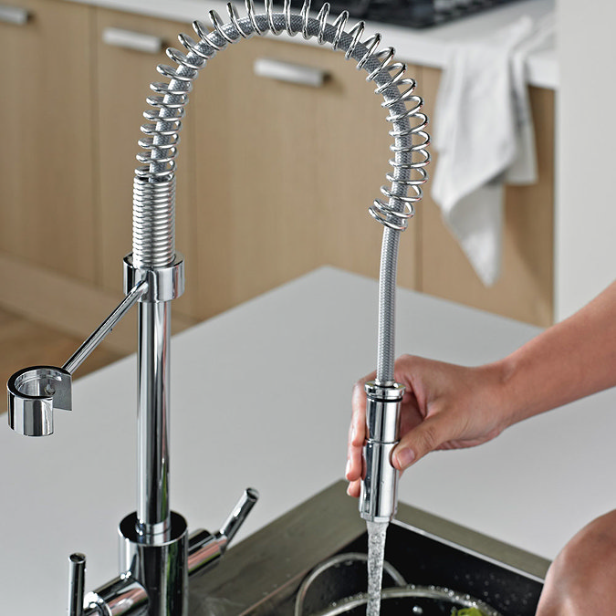 Bristan - Artisan Professional Monobloc Kitchen Sink Mixer - AR-SNKPRO-C  Feature Large Image