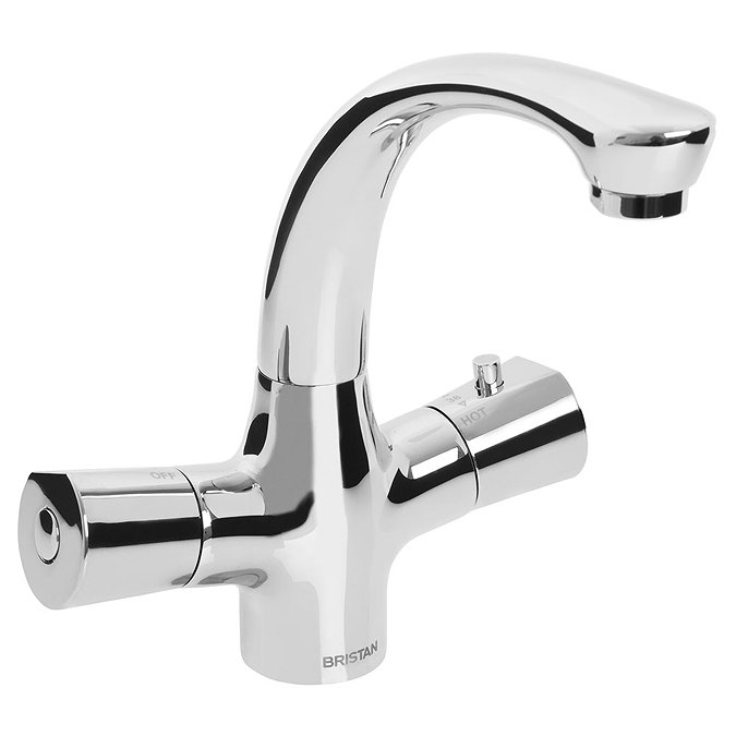 Bristan Artisan TMV2 Thermostatic Basin Mixer (no waste) - Chrome Large Image