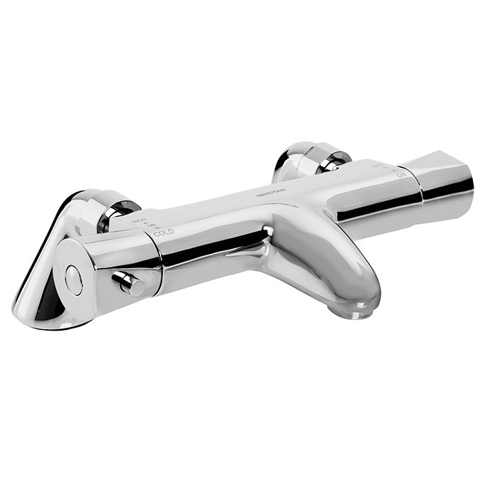 Bristan - Artisan Thermostatic Pillar Bath Filler - Chrome Large Image