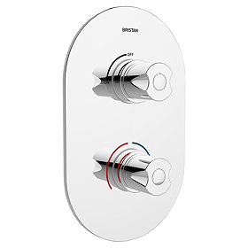 Bristan - Artisan Thermostatic Recessed Dual Control Shower Valve - AR3-SHCVO-C Large Image