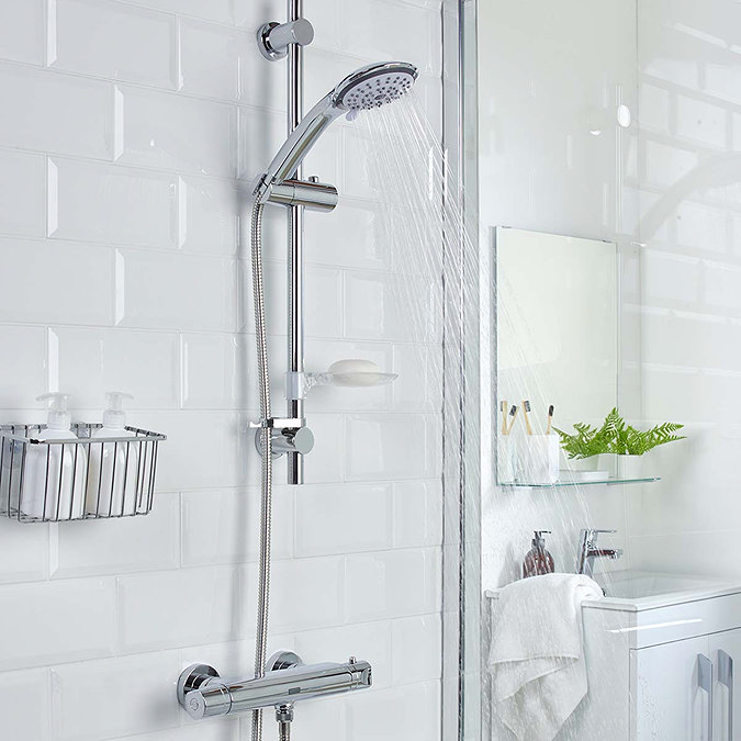Bristan Artisan Thermostatic Surface Mounted Bar Shower Valve & Fast Fit Connections - AR2-SHXVOFF-C