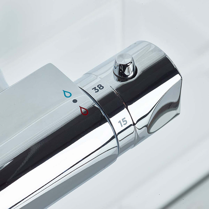 Bristan Artisan Thermostatic Surface Mounted Bar Shower Valve & Fast Fit Connections - AR2-SHXVOFF-C