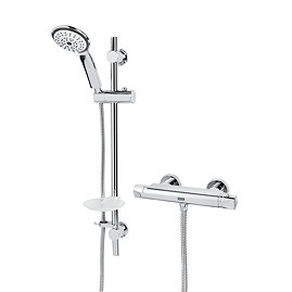 Bristan Artisan Thermostatic Surface Mounted Bar Shower Valve with Adjustable Riser
