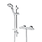 Bristan Artisan Thermostatic Surface Mounted Bar Shower Valve with Adjustable Riser