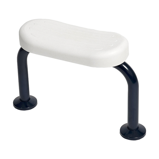 Bristan - Back Rest Rail and Pad - Blue Aluminium - BRPAD-B Large Image